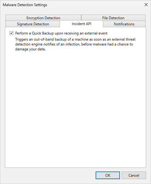 Veeam Incident API