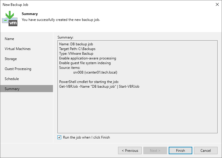 Step 12. Finish Working with Wizard